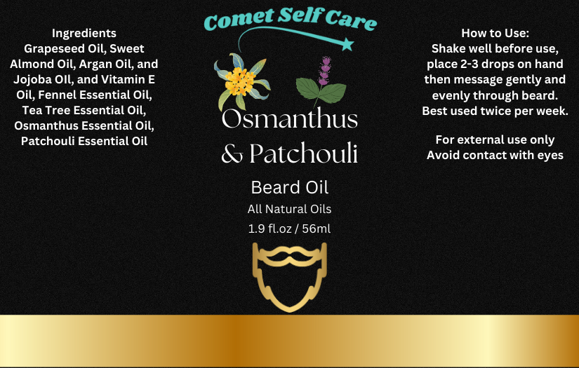 Osmanthus & Patchouli Beard Oil