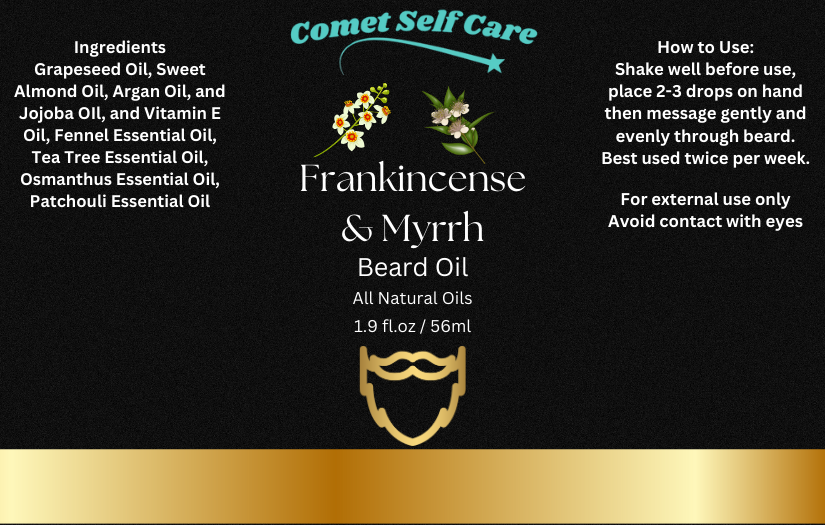Frankincense & Myrrh Beard Oil
