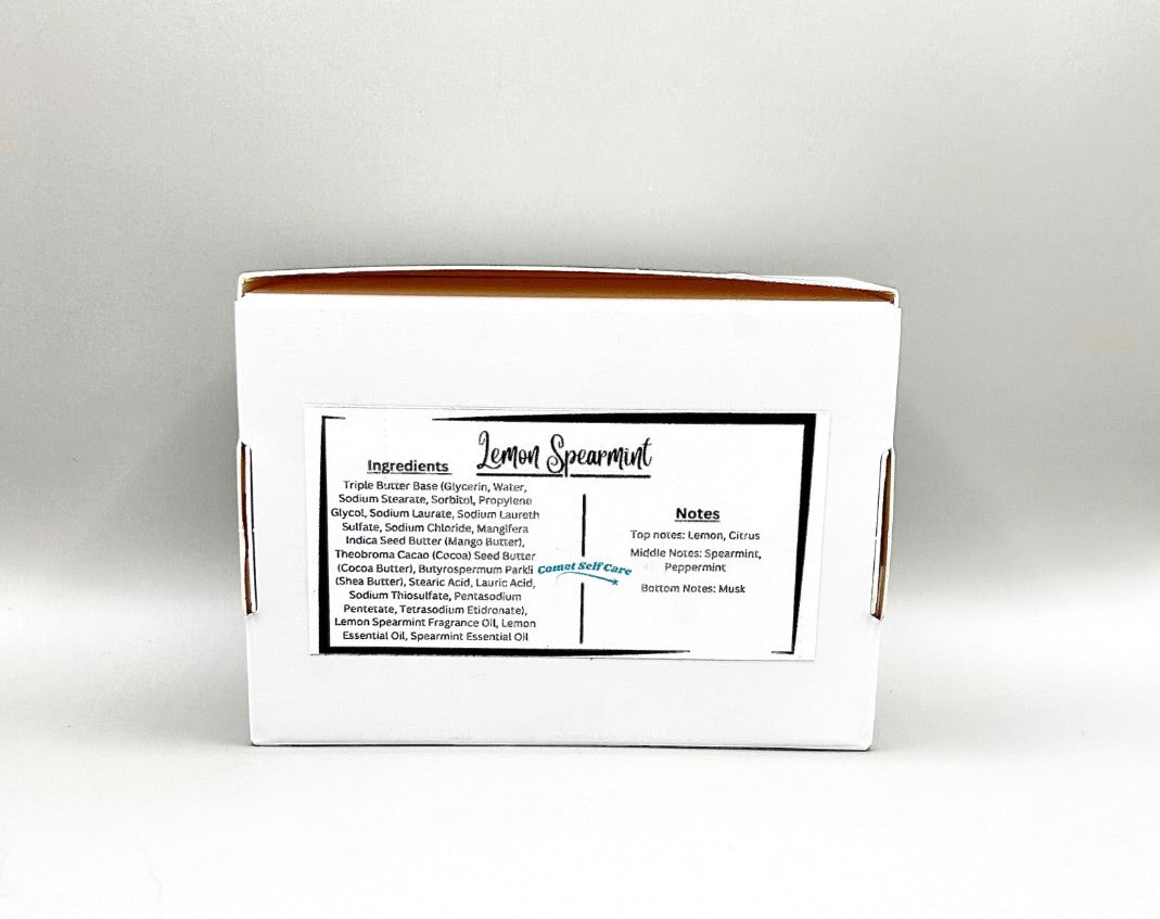 Lemon Spearmint Travel Sized Soap