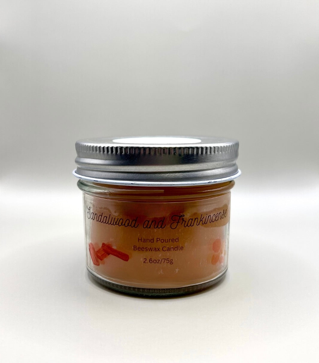 Sandalwood & Frankincense Beeswax Candle