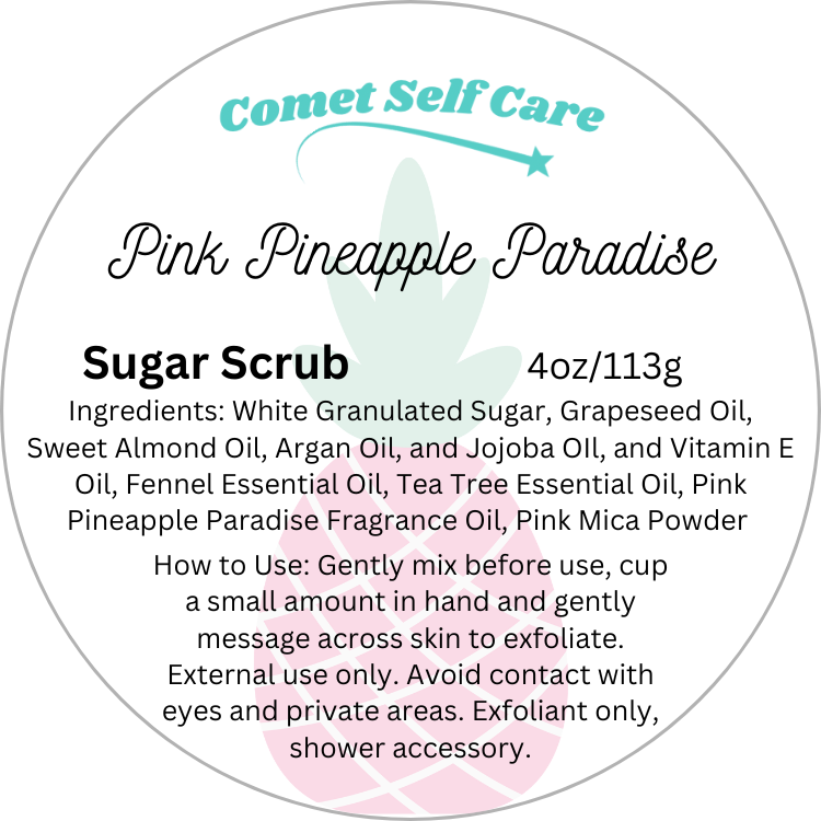 Pink Pineapple Paradise Sugar Scrub